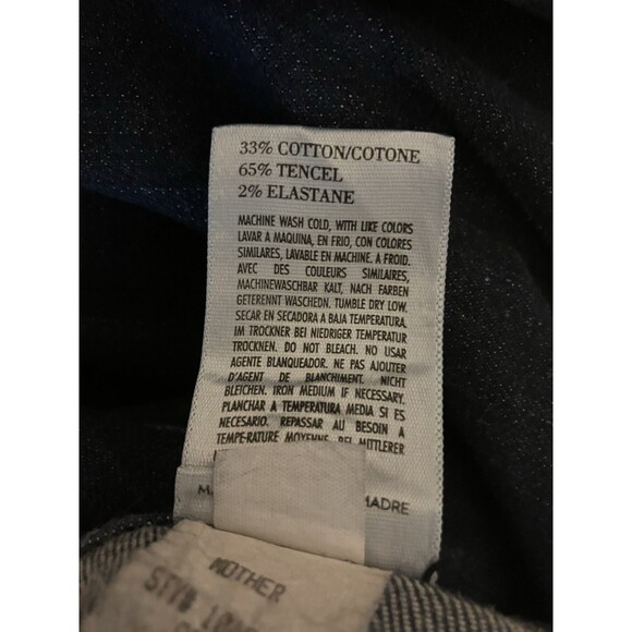 Mother The Drama High Rise Flare Jeans Size 28 Medium Wash Retro Style - Picture 8 of 9